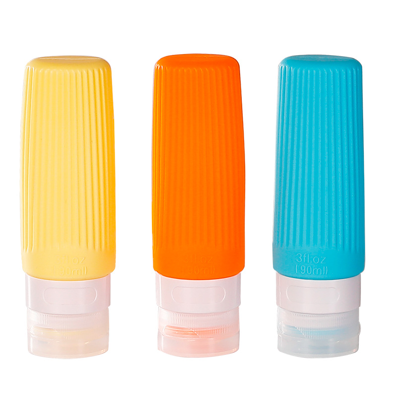 Travel Bottling Set Storage Bottle Silicone Bottle Silicone Bottling Amazon Bottling Factory Supply Bottle