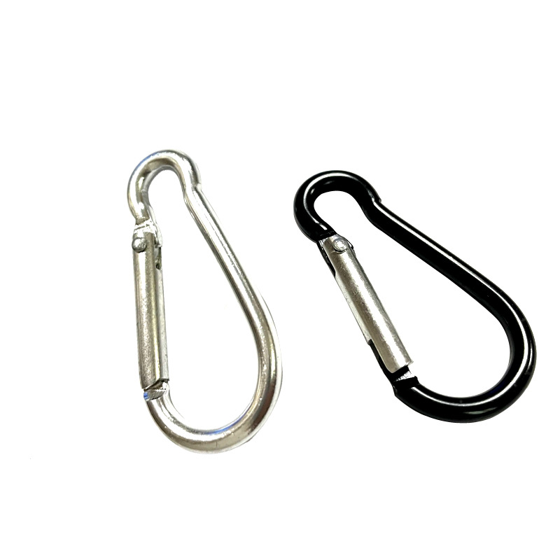 Aluminum Alloy 8-word Spring Buckle Multifunctional Safety Buckle Keychain Luggage Backpack Hanging Buckle Outdoor Mountaineering Buckle
