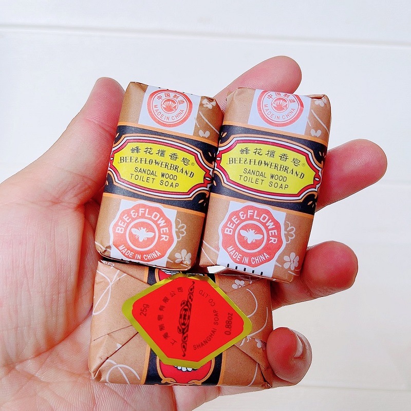 500 pcs/box bee sandalwood soap 25g mini soap travel soap washing brush beauty egg incense