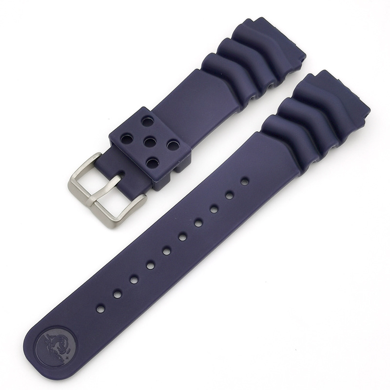 Suitable for Seiko Water Ghost Canned Abalone 007 Series 18mm 20mm 22mm Rubber Watch Strap