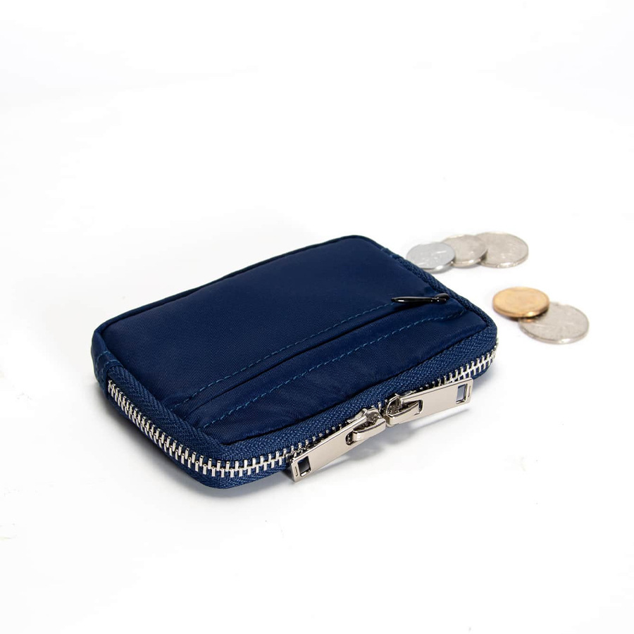 Simple and compact multi-functional Coin Coin purse hand-held RFID anti-theft card swiping bag mini key storage bag_voghion.com