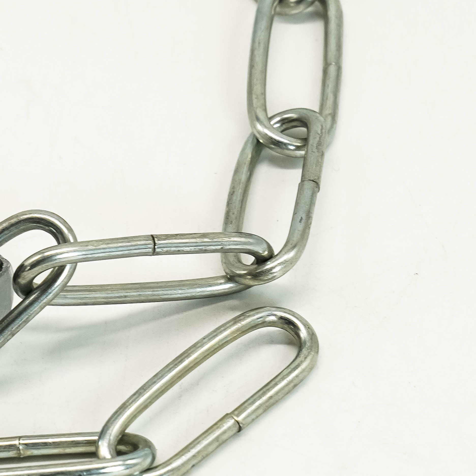 Manufacturers supply white round head chain lock outdoor anti-theft chain lock bicycle motorcycle chain lock