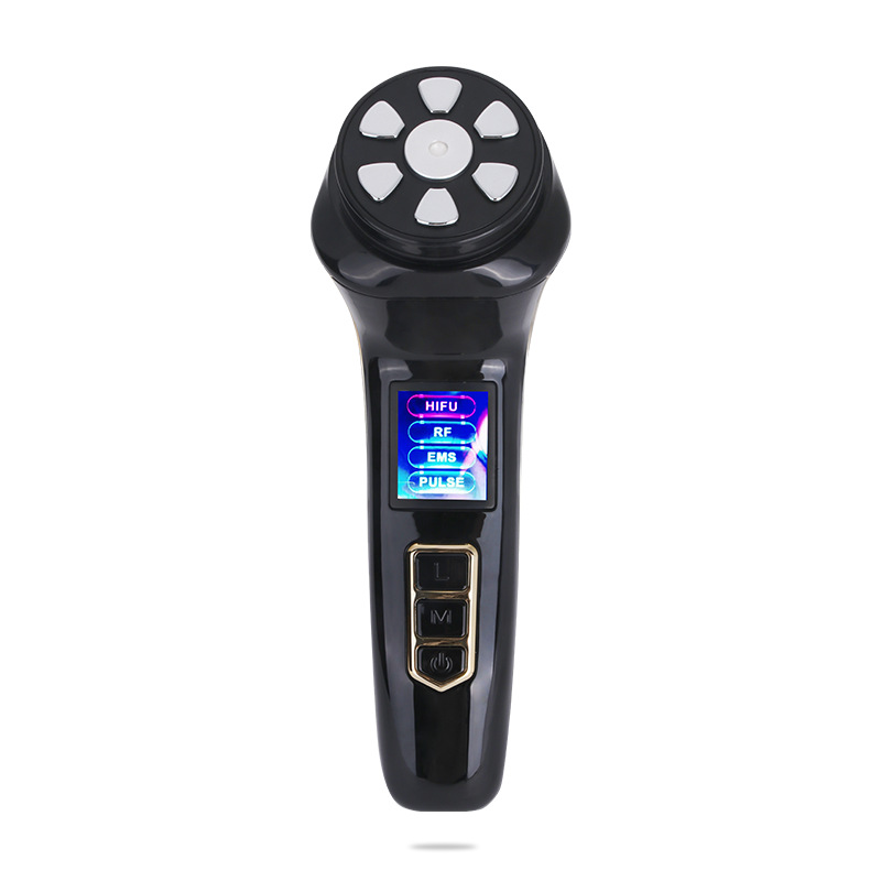MINI three-generation hifu machine four-in-one ultrasonic scalpel RF beauty instrument micro-current lifting and tightening household lead-in instrument