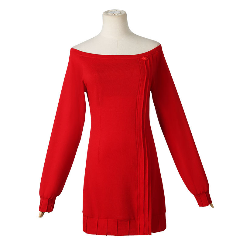 Spy Plays cos Jolfje Red Sweater Blair Male Master Fje cosplay Ania Skirt