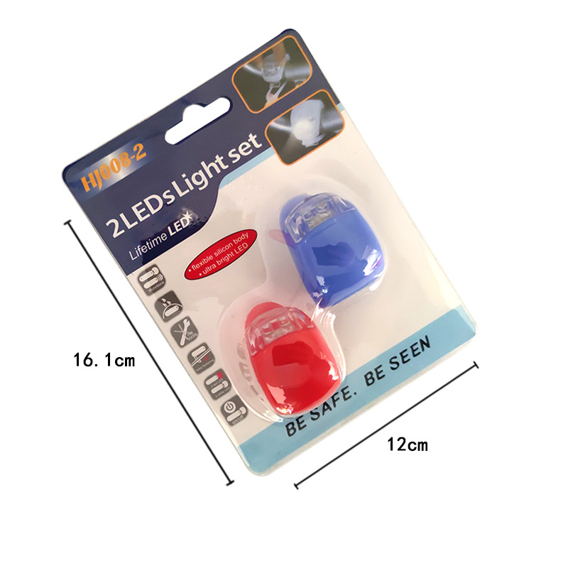 Factory wholesale bicycle frog light LED night travel warning light outdoor riding light bicycle taillight equipment accessories