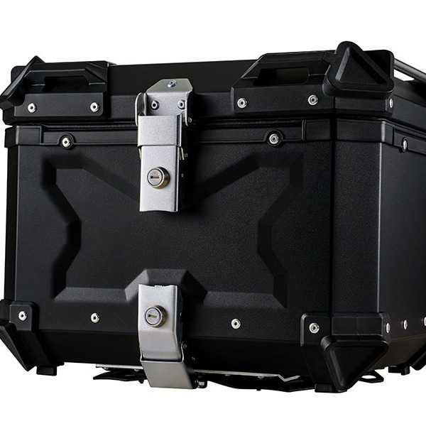 現55L/65L/80L/100L大容量アルミ合金オートバイテールボックス高級耐視取り外し可能平面 Image
