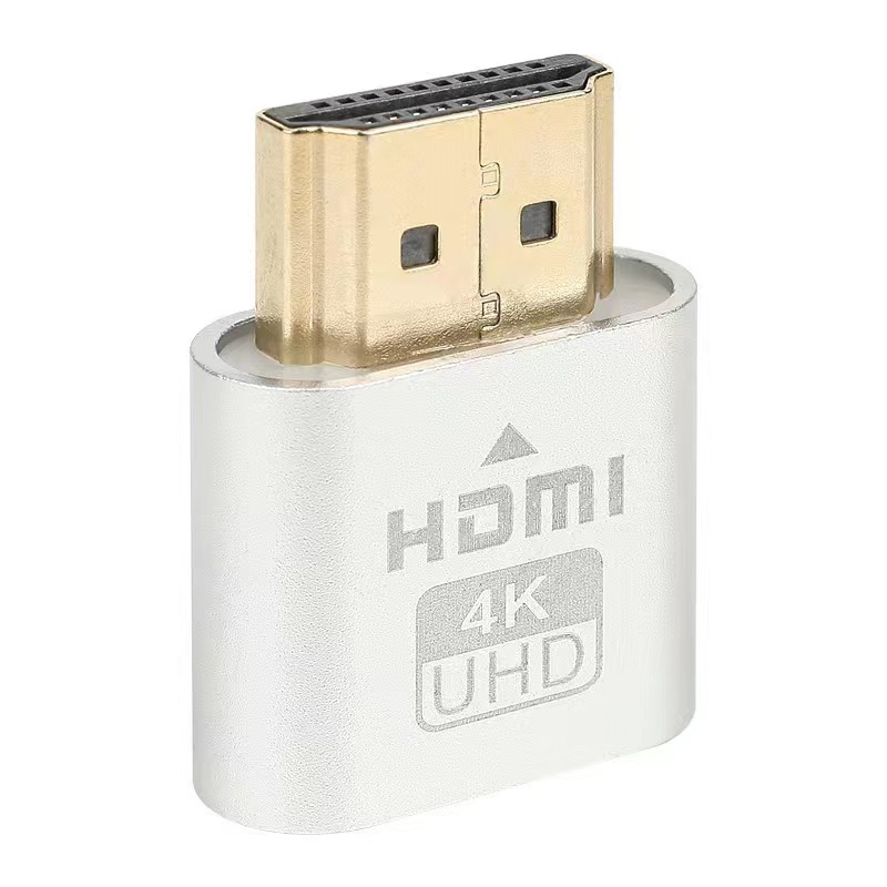 Cross-border hdmi graphics card spoofing dp virtual monitor computer remote game studio on-hook converter