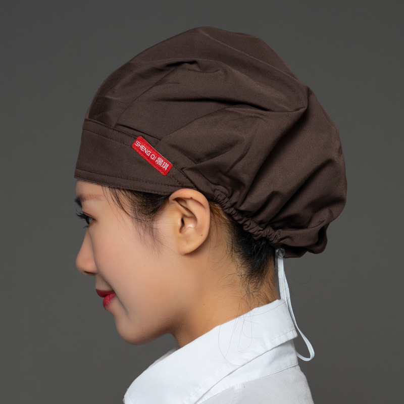 Printed dust-proof cap household catering oil smoke-proof work cap month Baotou chemotherapy adjustable surgical cap wholesale