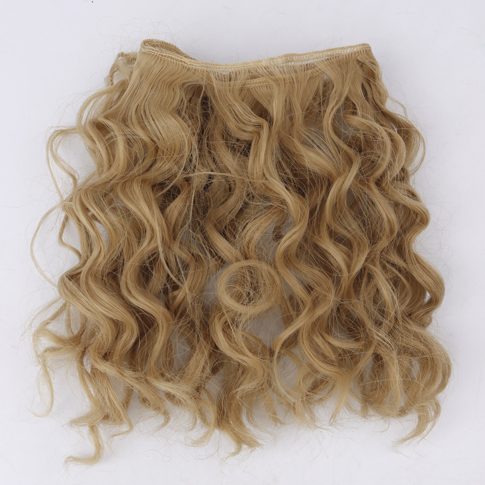 New handmade cloth doll DIY Ye Luo Li Keer bjd SD doll wig hair row wool roll 15cm