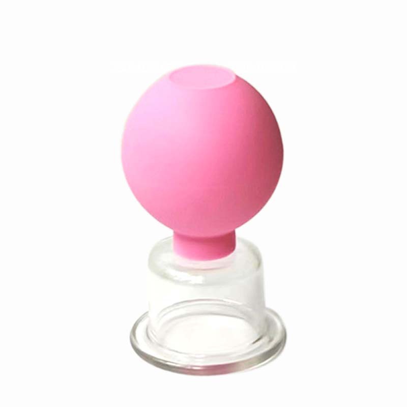 Upgraded vacuum silicone facial beauty jar household walking jar cup facial lifting cupping ball skin filling beauty cupping Cup