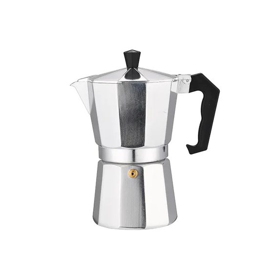 Cross-border in stock wholesale Italian octagonal pot mocha coffee pot Italian aluminum mocha pot European coffee appliance