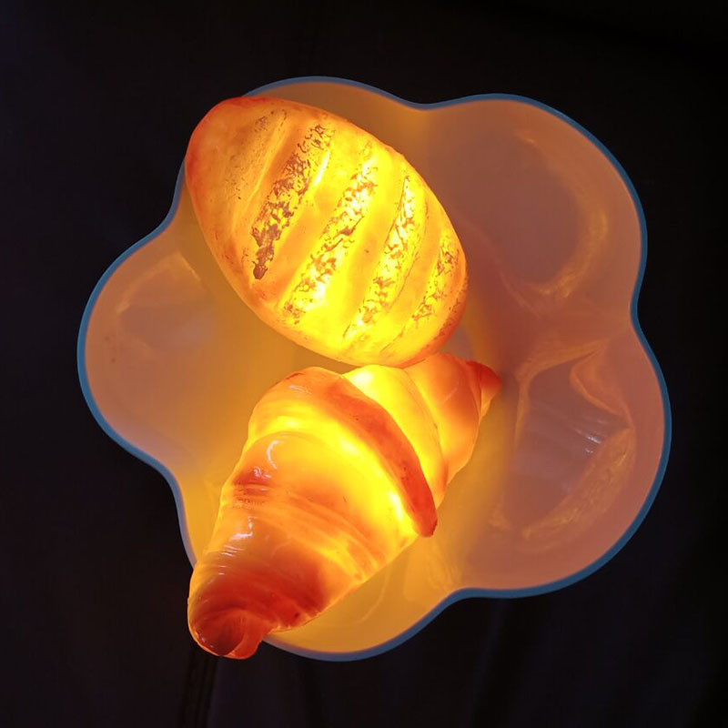 Cattle Croissant Bag Bread Lamp Method Stick Milk Bag Atmosphere Lamp Baking Shop Decoration Bread Cake Shop Decorative Lamp