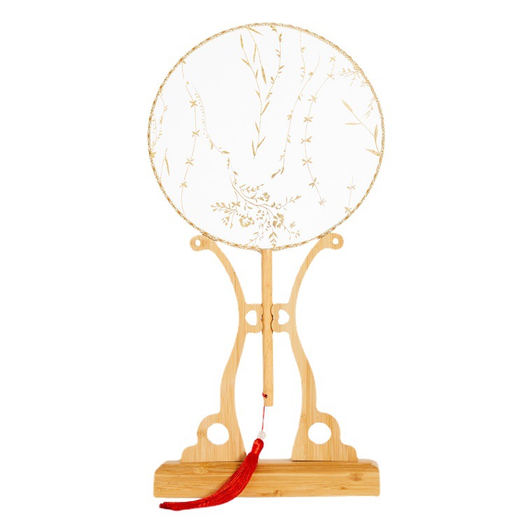 Ancient style gilding classical bride Group fan wedding Chinese style hanfu Palace fan diy photography fan Chinese performance dance