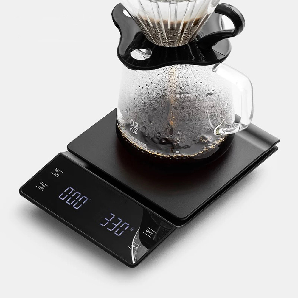 Hot sale LED display touch screen 0.1g coffee scale timing electronic scale bar baking kitchen scale coffee scale