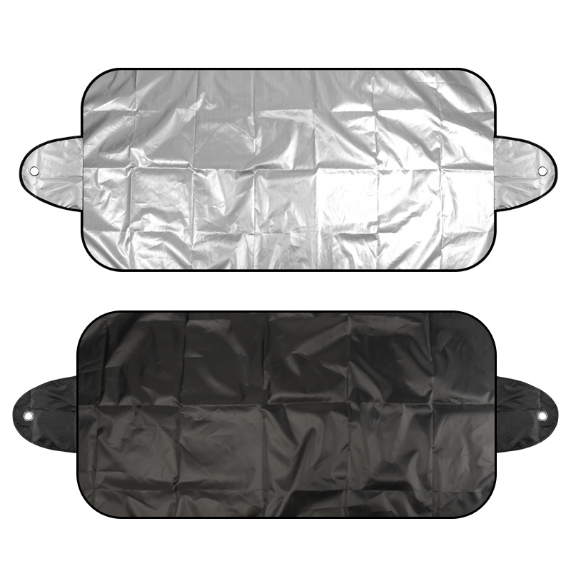 Car snow shield 190T silver-coated winter front windshield 150*70cm sunscreen