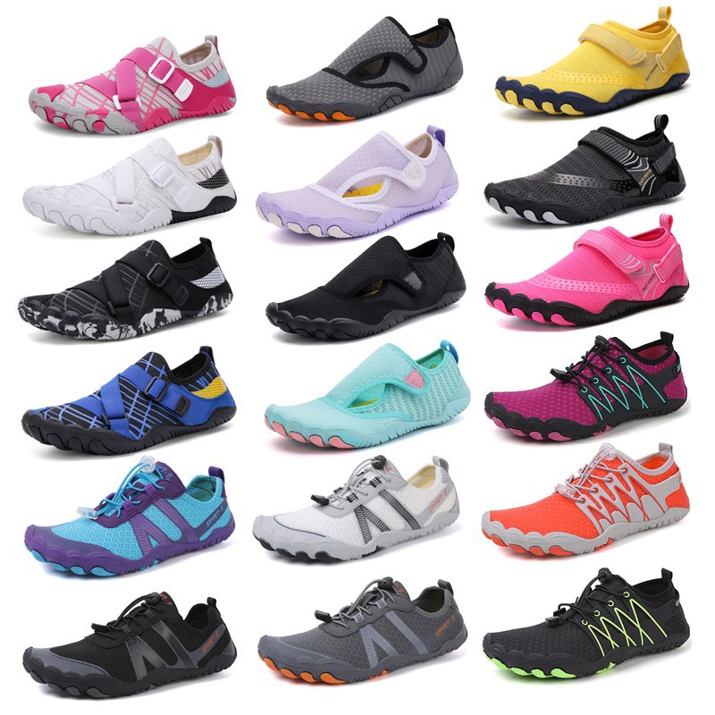 Outdoor New Five-Finger Tracing Shoes Wading Beach Shoes Barefoot Diving Shoes Swimming Fitness Cycling Hiking Shoes