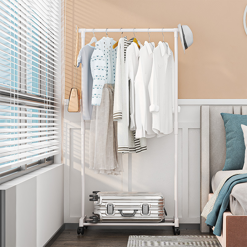 Southeast Asia hot sale simple floor clothes hanger storage rack shoes and hats rack household coat rack balcony clothes hanger