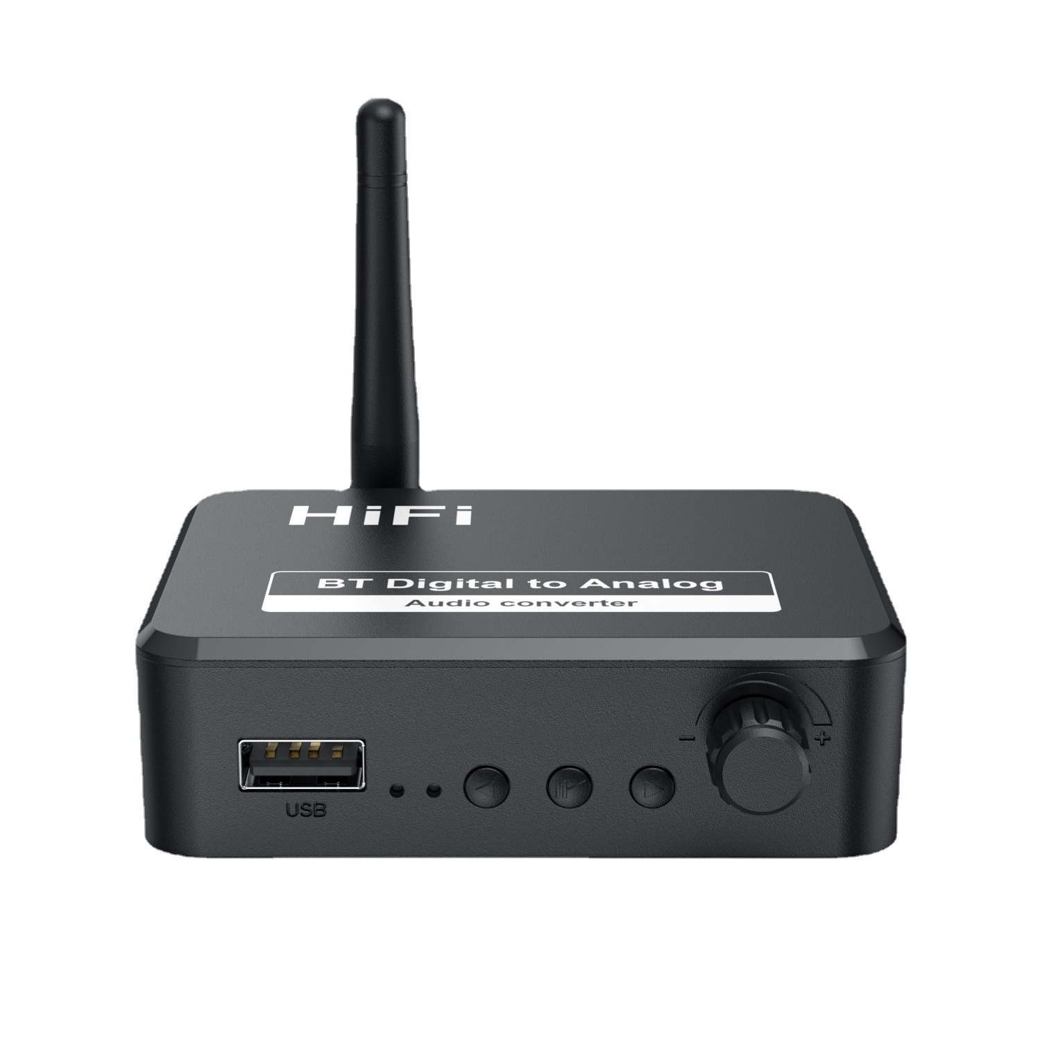 New 5.1 Bluetooth receiver USB player digital to analog 3.5MM audio converter Bluetooth 3in1