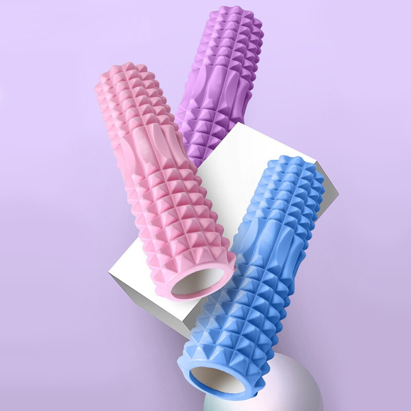 33cm foam shaft spike shaft thin calf roller muscle relaxation yoga column roller wheel small size massage stick
