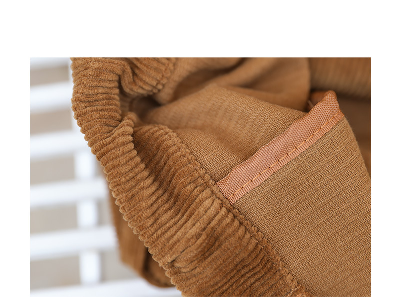 Japanese Style Vintage Corduroy Handbag ins Canvas Large Capacity Underarm Bag Internet Popular Fashionable Drawstring Shoulder Bag for Women_voghion.com