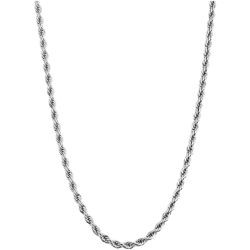 Chain male fashion accessory simple pendant necklace American hip-hop non-fading unisex trendy brand versatile titanium steel men's necklace