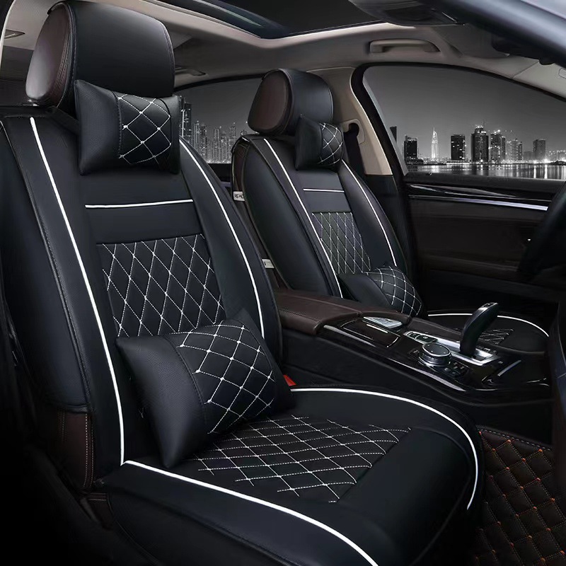 Factory wholesale full package cushion four seasons 5D full surround car seat cover full leather car seat cover a generation of hair