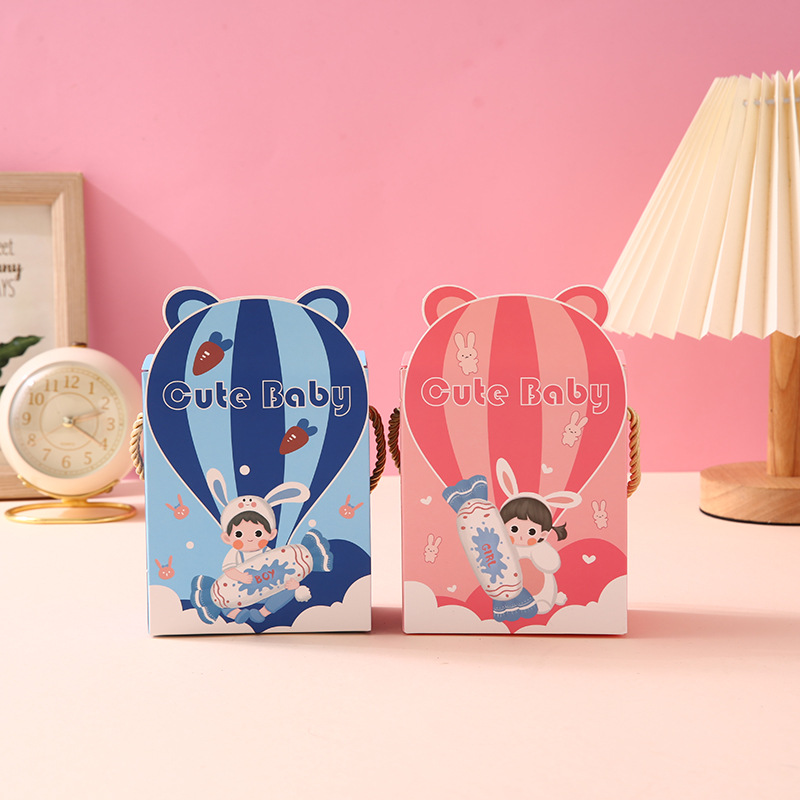 European-style girl heart ns hand gift wedding children's baby gift box festive supplies wholesale packaging box candy box