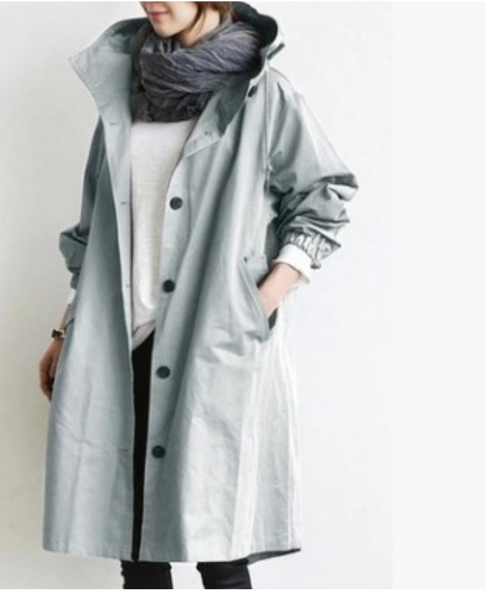 Autumn casual style windbreaker Women's Mid-length small 2020 new elegant tight waist 8 color 8 Size long sleeve coat