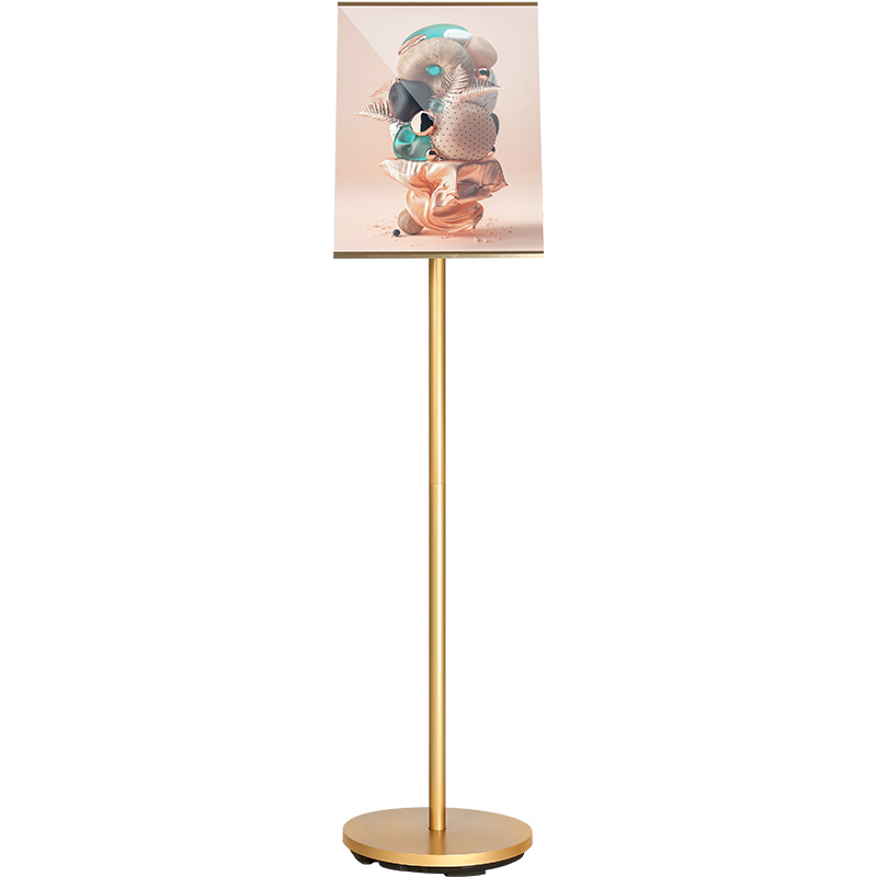 Shopping mall a4 vertical sign sign sign vertical billboard acrylic water sign a3 hotel guide sign floor display stand