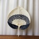Black-bamboo fan 30*38cm