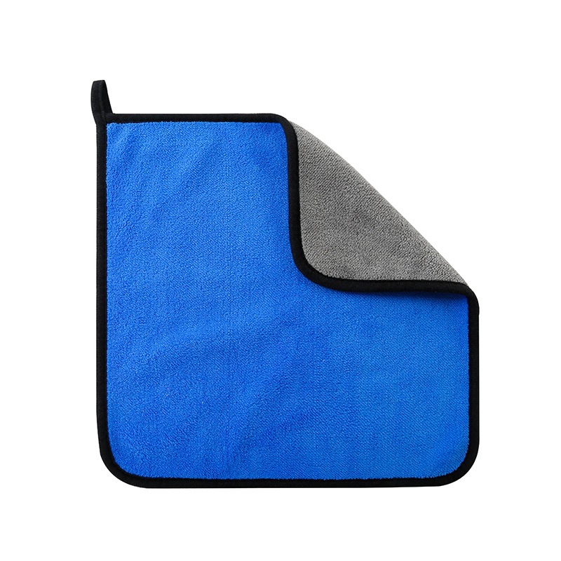 Spot wholesale 30*40 coral fleece double-sided car towel clean car towel thick absorbent car towel