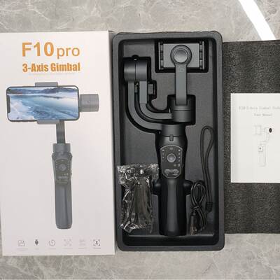 F10 PRO handheld mobile phone three-axis PTZ stabilizer anti-shake Internet celebrity live Axis anti-shake shooting vlog artifact