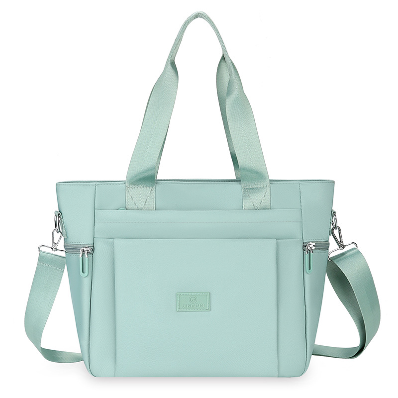 All-match shoulder handbag large bag women's new Korean style nylon cloth large capacity simple tote shopping bag