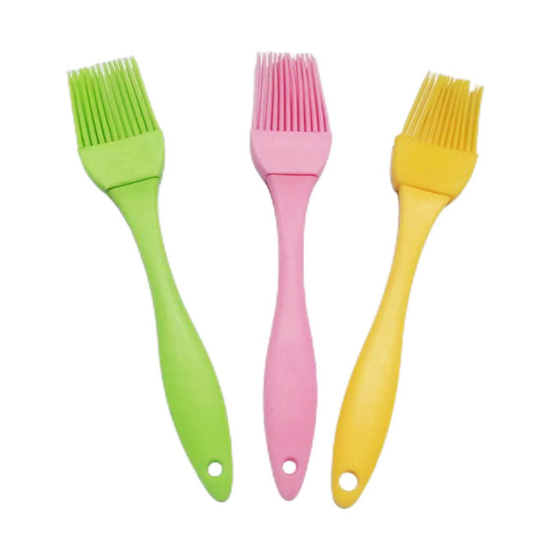 Spot supply high temperature resistant small split silicone oil brush Kitchen barbecue brush brush baking tools