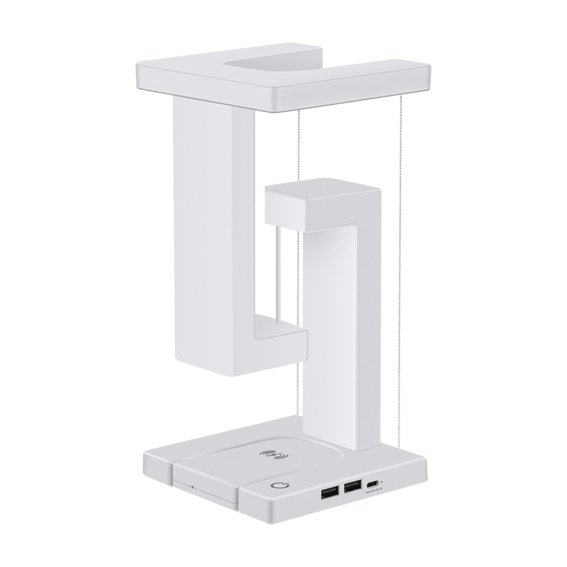 Suspended anti-gravity wireless charging table lamp LED light mobile phone wireless charging Valentine's Day home romantic ornaments