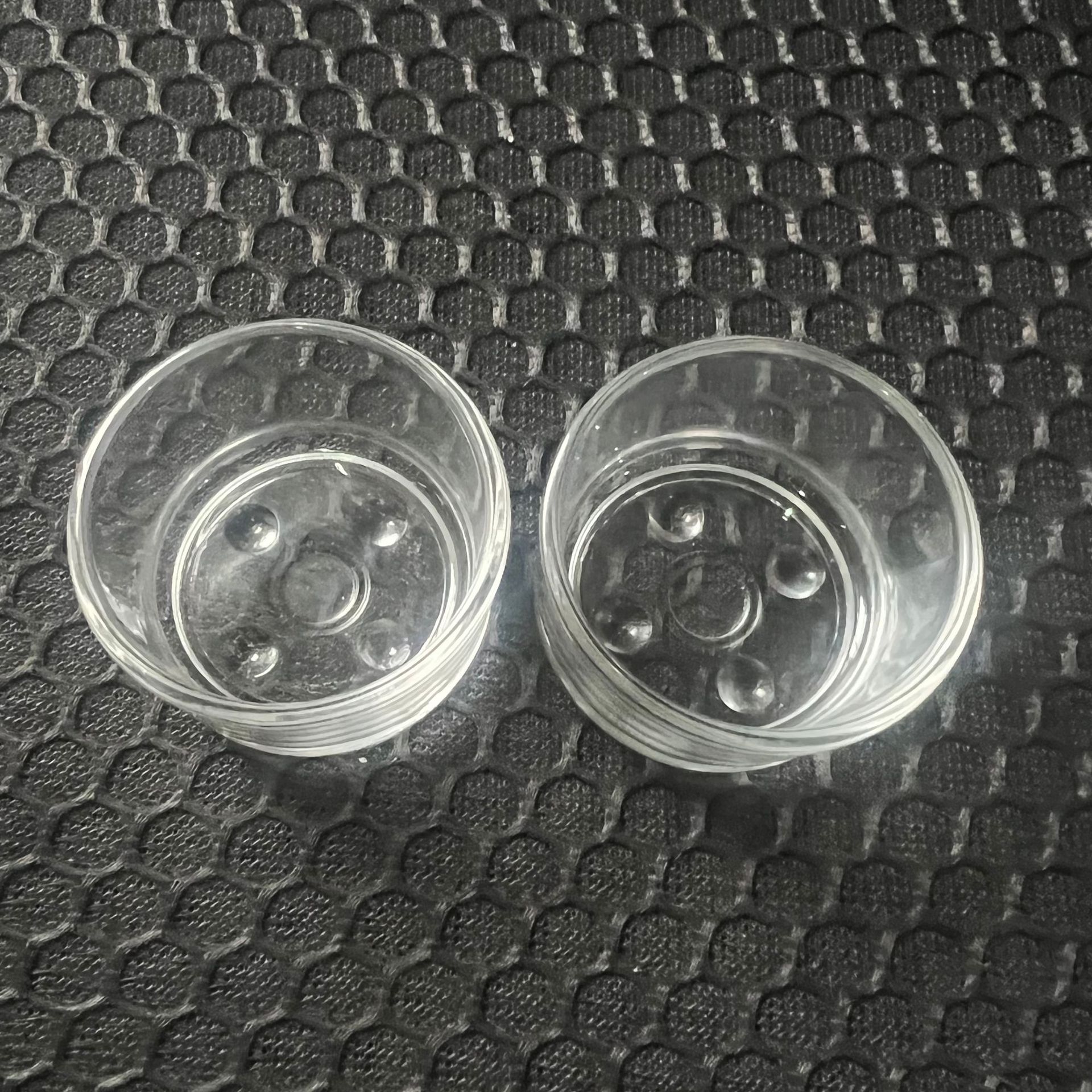 Factory Direct Supply glass aromatherapy candle Cup candle holder tea wax Cup four-point Cup 45*25 * 43mm candle material