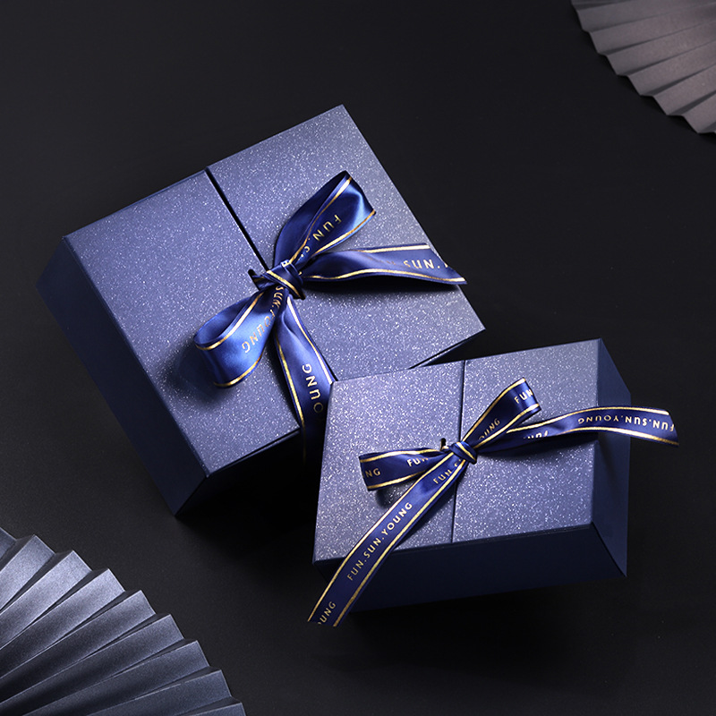 Creative Gift Box Lipstick Cosmetic Gift Box Perfume Packaging Box Open Flip Birthday Gift Box Spot Box