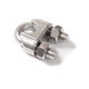304 Stainless Steel Chuck Wire Rope Chuck Lock U-Shaped Wire Clamp Rope Tighter Cat Claw Yuanbao Rolling Head M2-M40