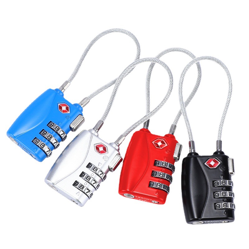 Yifeng Genuine TSA Customs Lock Small 3-digit Luggage Backpack Zipper Lock Padlock TSA719
