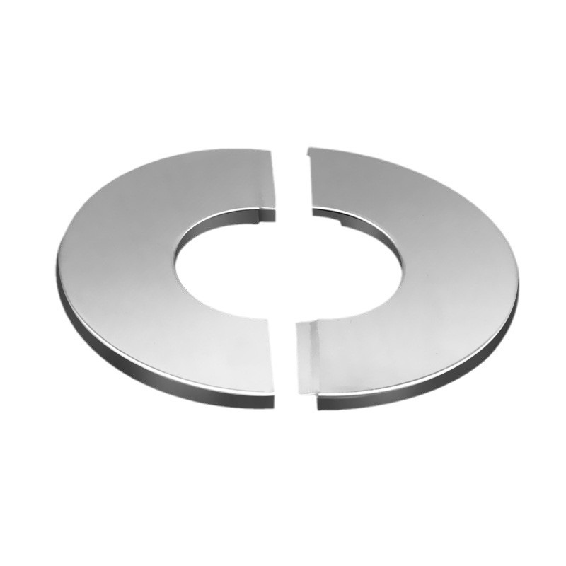 Stainless steel ugly cover self-adhesive split decorative cover faucet triangle valve decorative ring snap-on blocking wall hole