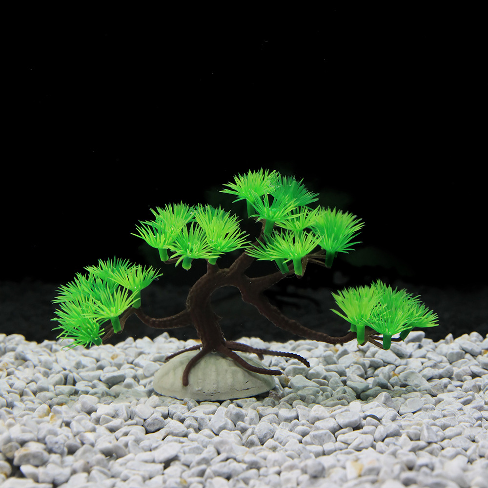 Fish tank simulation welcome pine water plant landscape decoration plastic water plant fake tree artificial water plant simulation plant source manufacturer