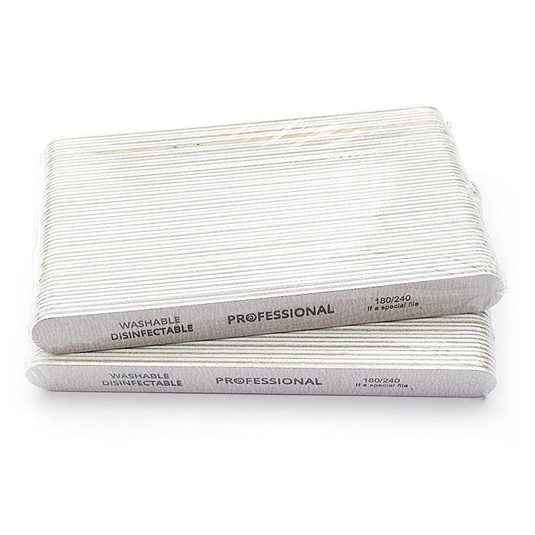 Professional nail file special for real nail repair wood chip thin rub thin gray white file strip wood leather grinding strip
