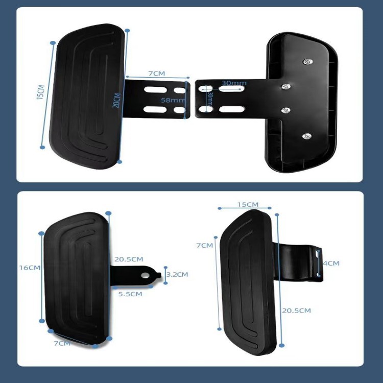 Electric car accessories far-reaching 009 center pedal 007 electric car modification accessories take-out car front pedal widened