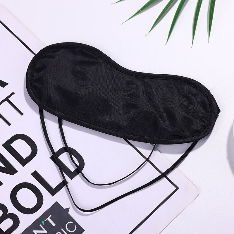 Black Eye Mask Sleep Shading to Relieve Eye Fatigue Eye Mask Outdoor Development Training Lunch Break Aviation Eye Mask