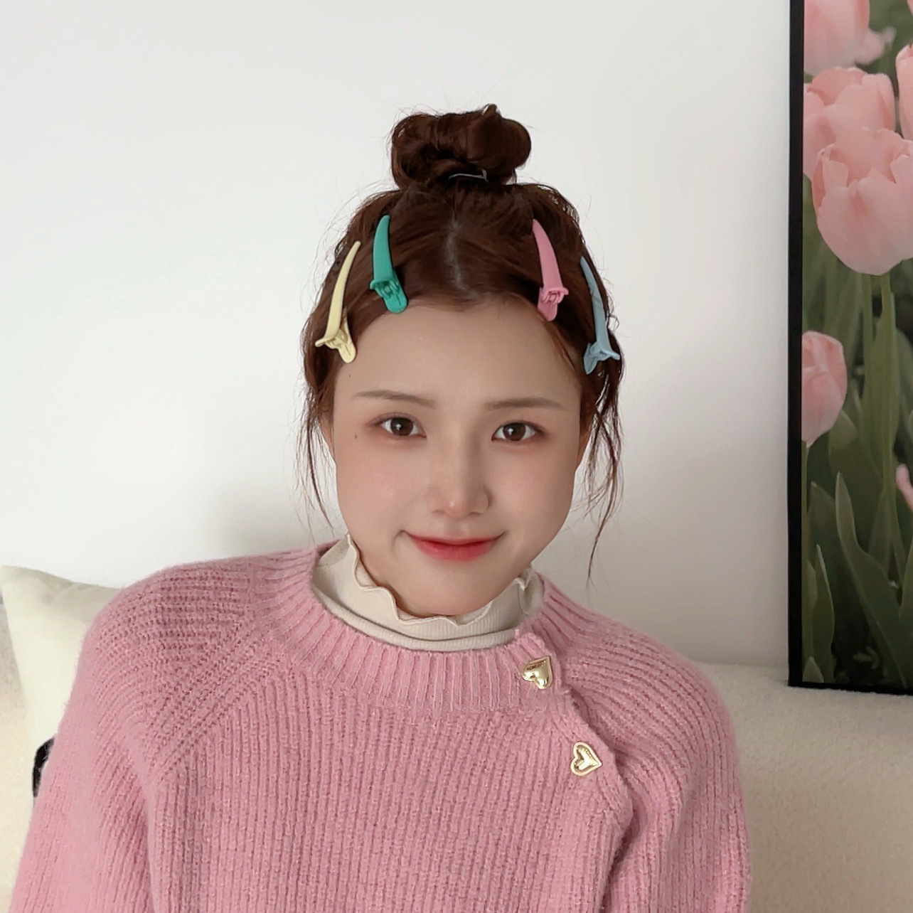 ins wind frosted duckbill clip side clip bangs clip makeup hairpin seamless hairpin Korean hair accessories hairpin wholesale