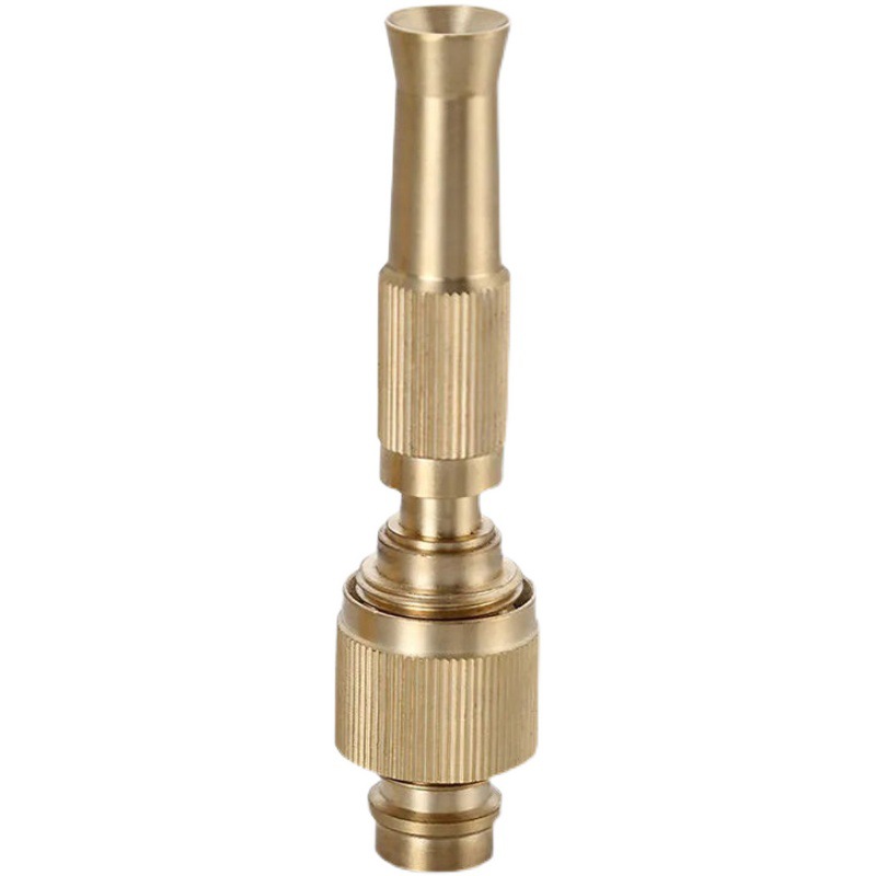 Universal water pipe spray gun Net Red 4 points all copper household car wash artifact watering booster fast conversion water spray connector