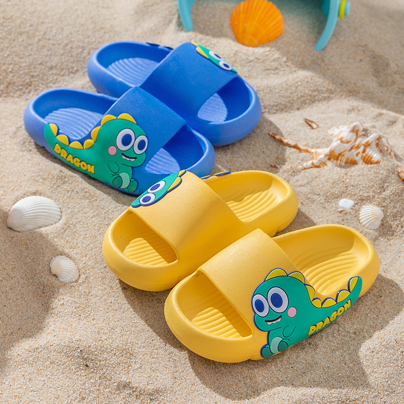 2023 Summer new children's slippers children's indoor dormitory sandals non-slip boys and girls outdoor soft sole shoes