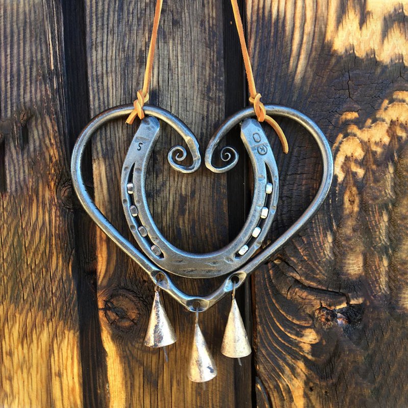 Независимая станция Lucky Love Wind Chime со Стальными Гвоздями Украшение Love Wind Chime