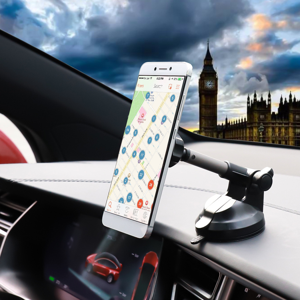 Executive version car mobile phone holder instrument suction cup center console multifunctional car mobile phone holder creative bracket