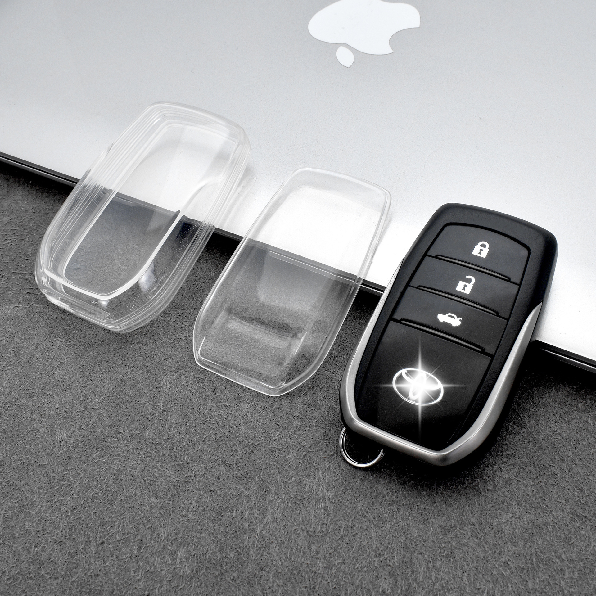 Suitable for Toyota Corolla/Camry/Crown/RAV4 key set transparent all-inclusive car key case